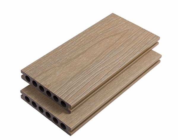 Outdoor Waterproof Modern Composite Decking Embossed Wood Grain Co-Extruded WPC Hollow Decking for Flooring
